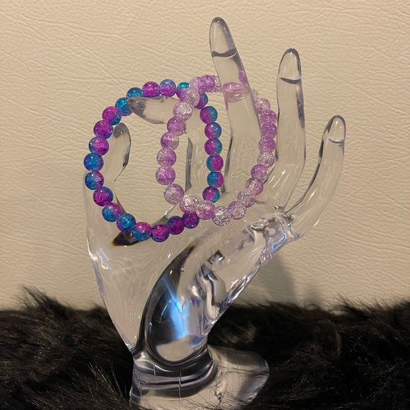 Cute 2 Piece Beaded Bracelet - Picture 2 of 3